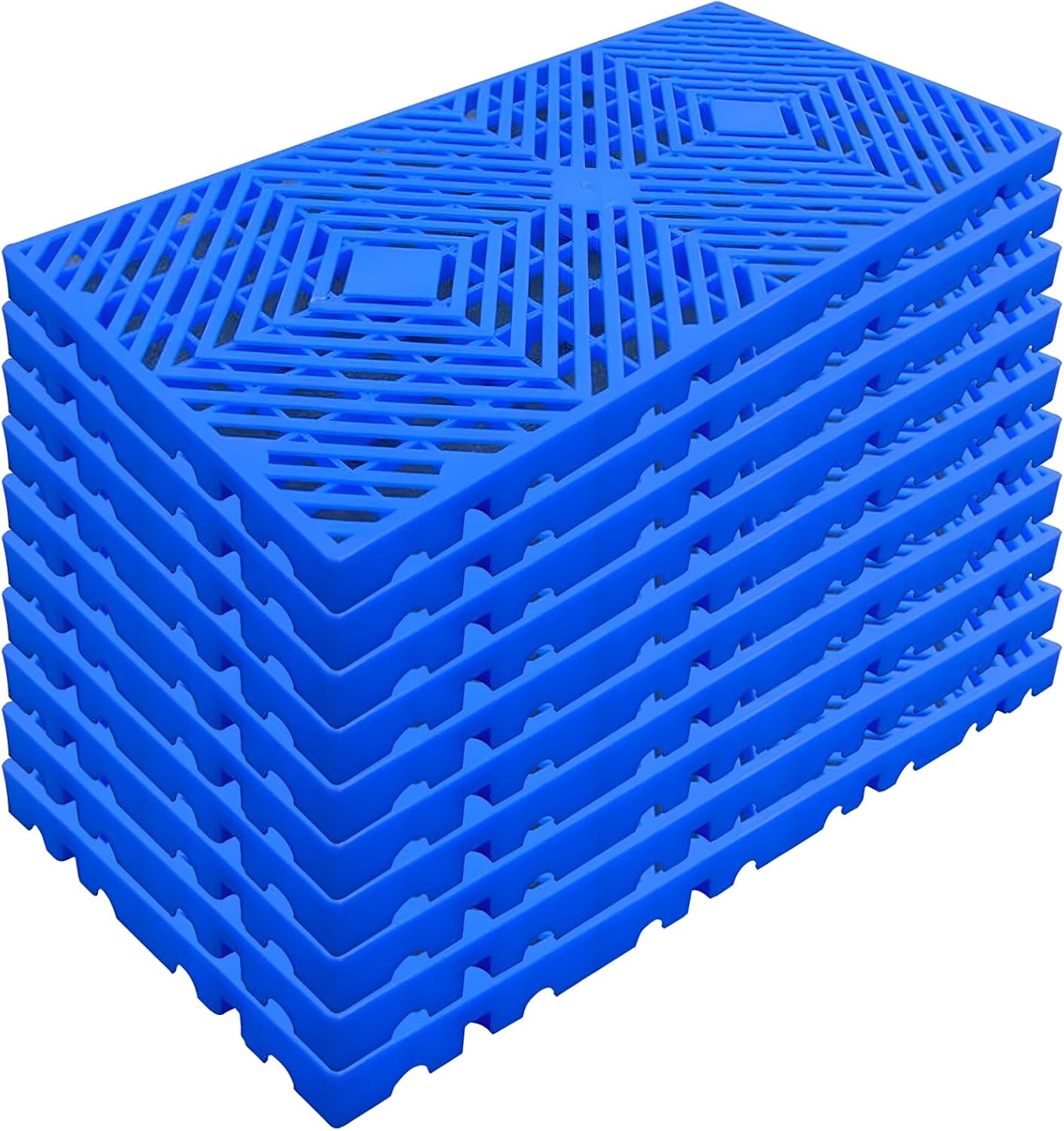 10 Pcs Lightweight Plastic Pallets for Versatile Storage Needs