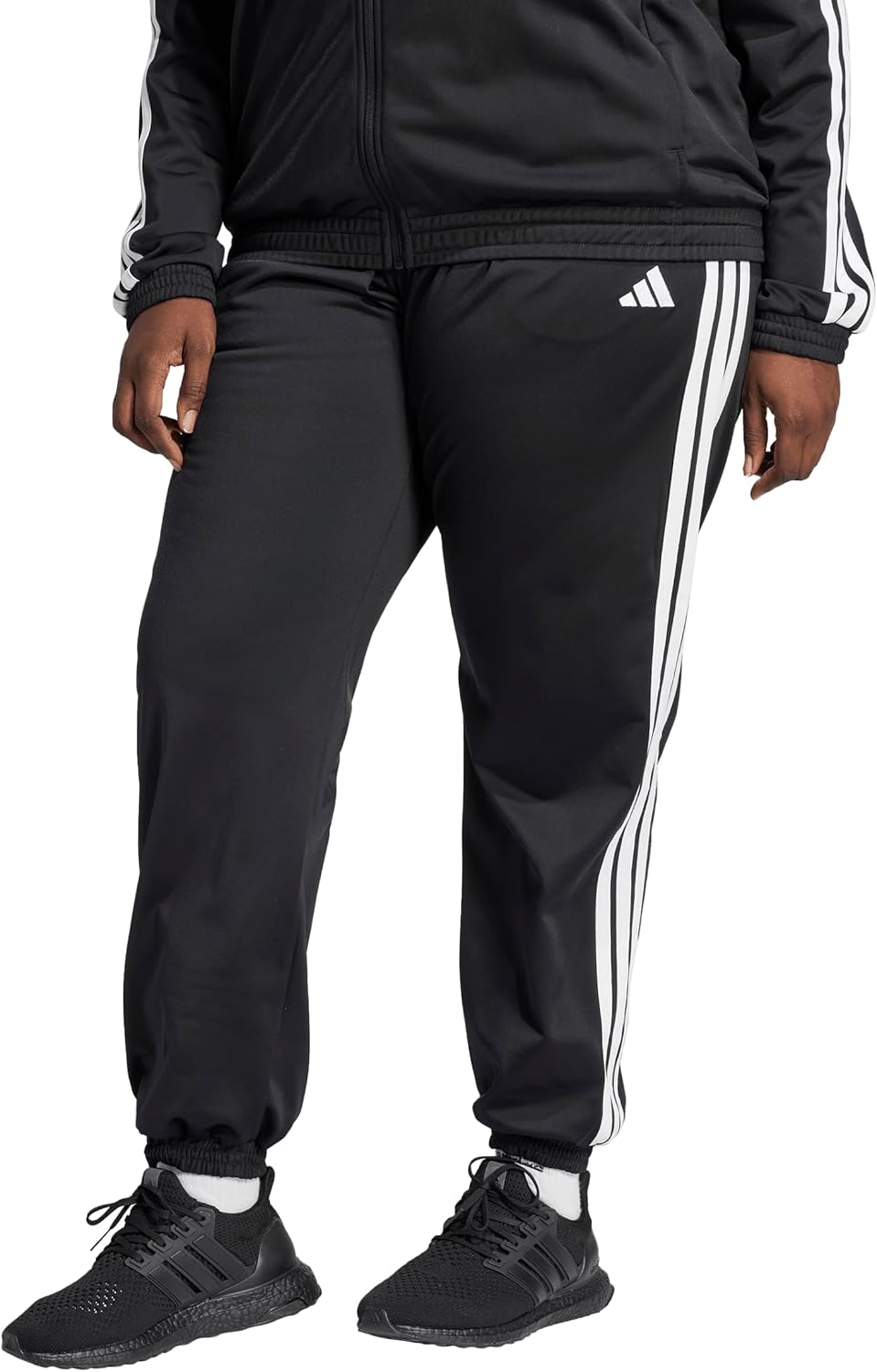 adidas Womens Tricot 3-Stripes Track Pants for Active Lifestyle