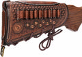 TOURBON Vintage Leather No Drill Cheek Rest for Shooting