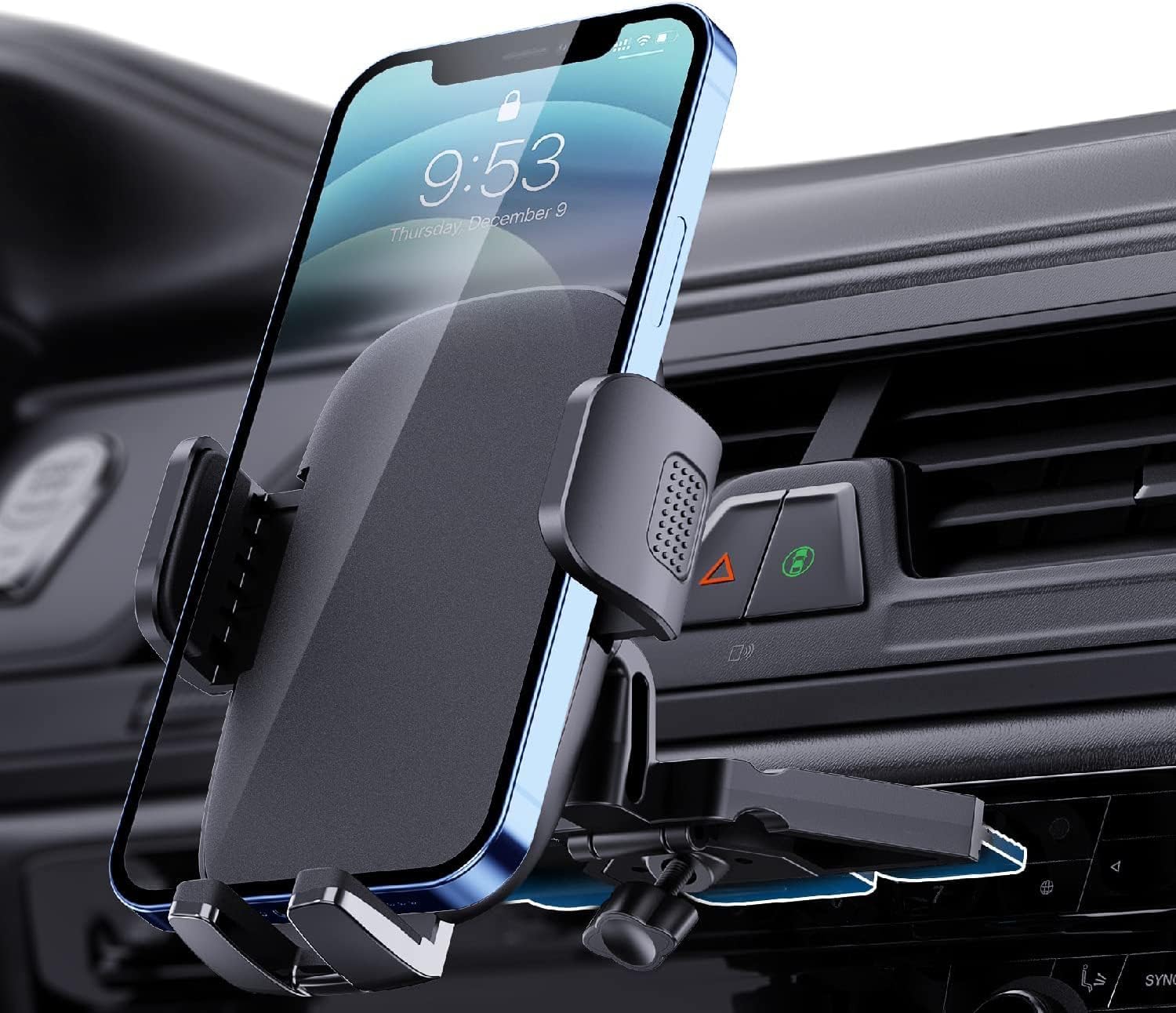 TICILFO Metal CD Slot Car Phone Holder - Thick Case Friendly