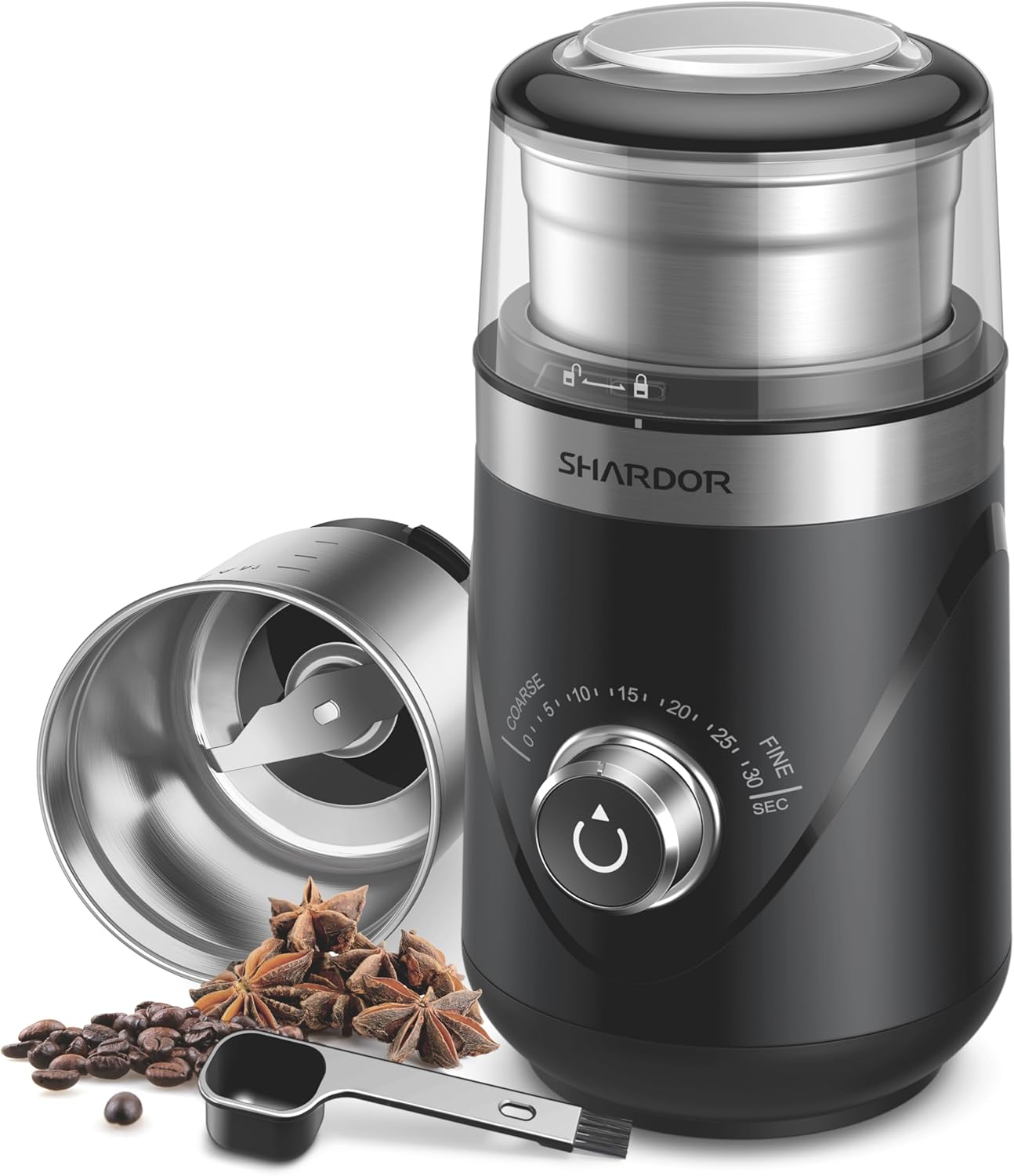SHARDOR Electric Coffee Grinder - Precise Grinding Power
