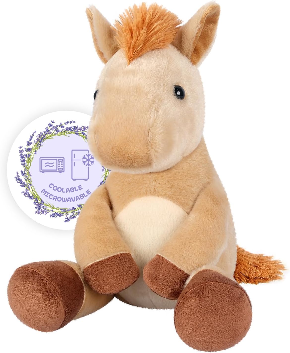 SuzziPals: Heatable/Coolable Horse Plushie - Lavender Infused