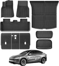 Floor Mats for Tesla Model Y Juniper 2025 2026 - Full 9PCS All-Weather