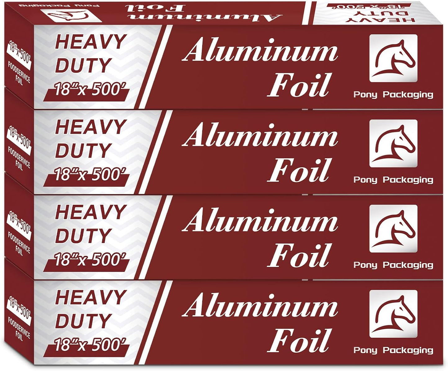 Heavy Duty Aluminum Foil 18 inch Wide for Cooking & Grilling