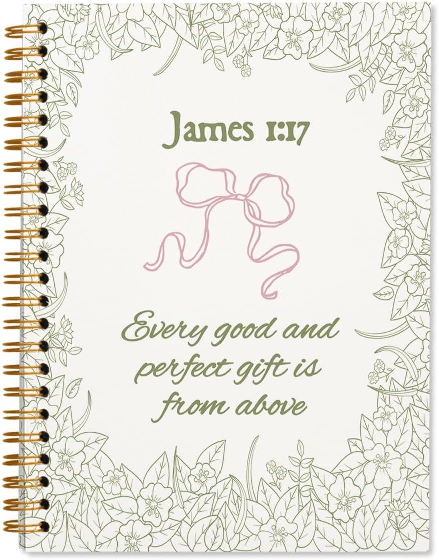Coquette Pink Bible Notebook - Inspire Faith!