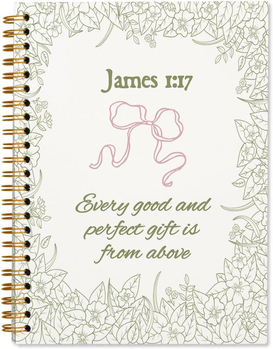 Coquette Pink Bible Notebook - Inspire Faith!