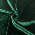 Stretch Velvet Fabric 58/60 in Wide 10 Yard - Hunter Green Velvet
