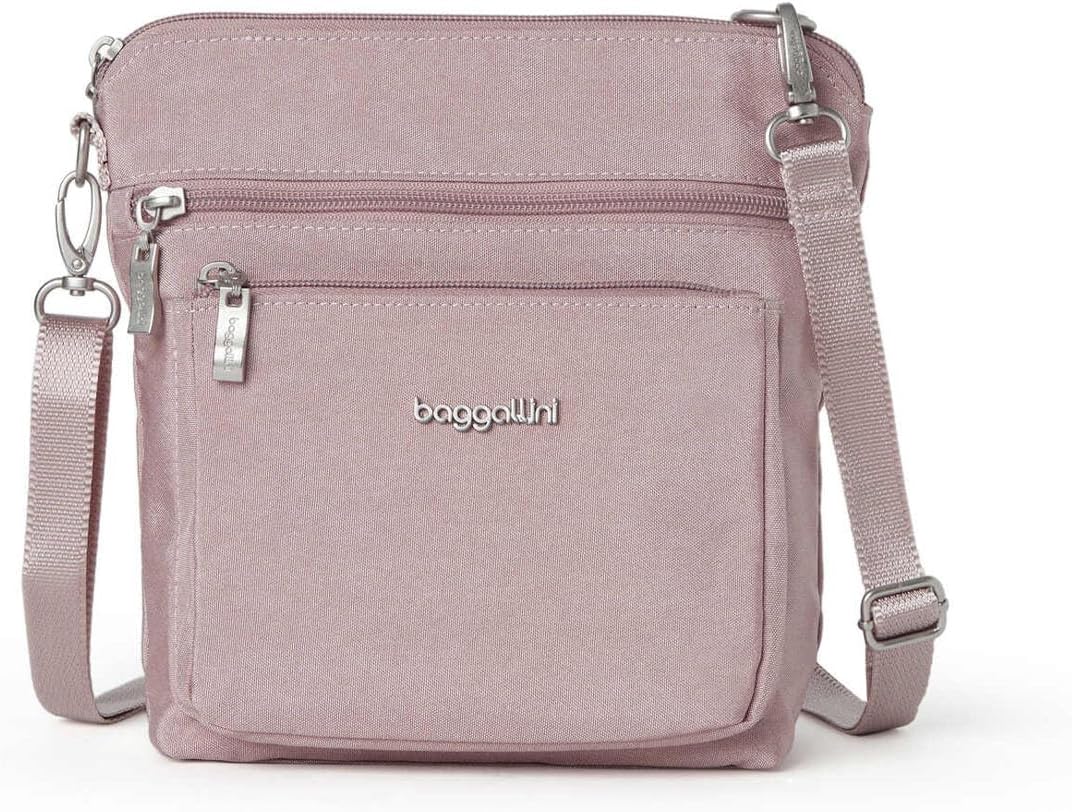 Baggallini Modern Pocket Crossbody Bag for Women, RFID Safe