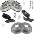 Front and Rear Brake Pad & Rotor Kit Compatible with 2000-2003 Ford