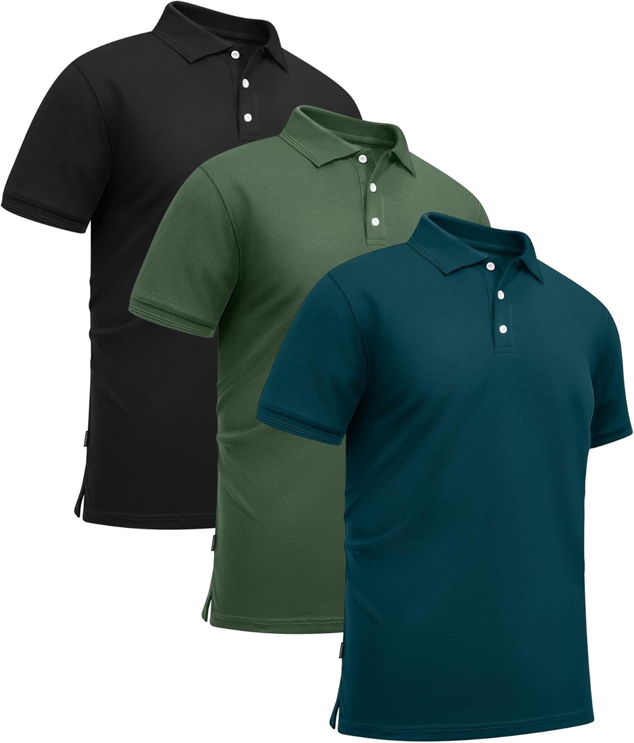 GEEK LIGHTING Mens Polo Shirts for Performance and Comfort