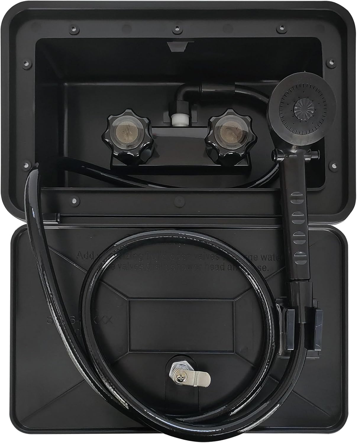 RV Exterior Shower Box Kit for Convenient Outdoor Showers
