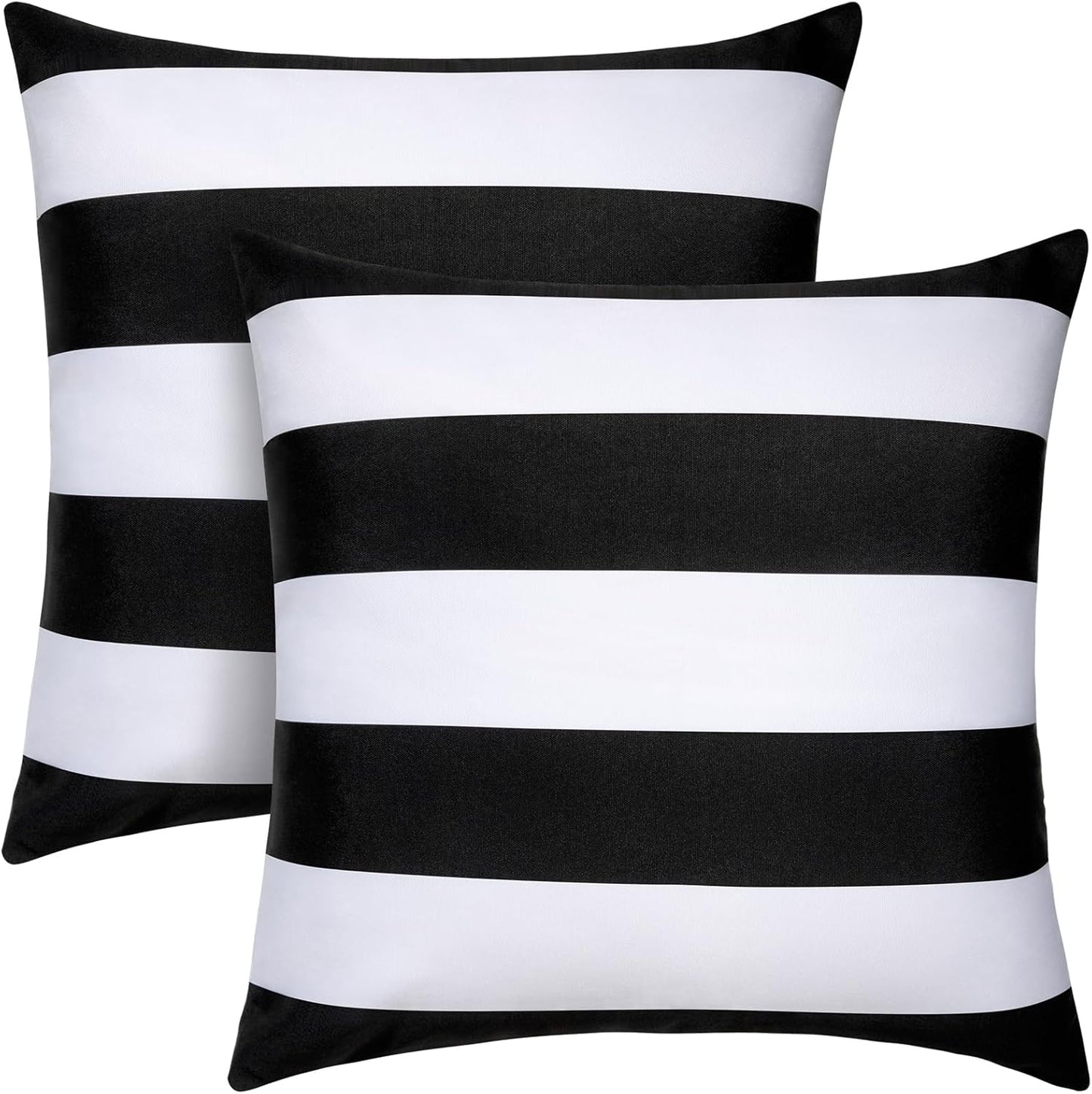 Pack of 2 18x18 Waterproof Outdoor Pillows for All Settings