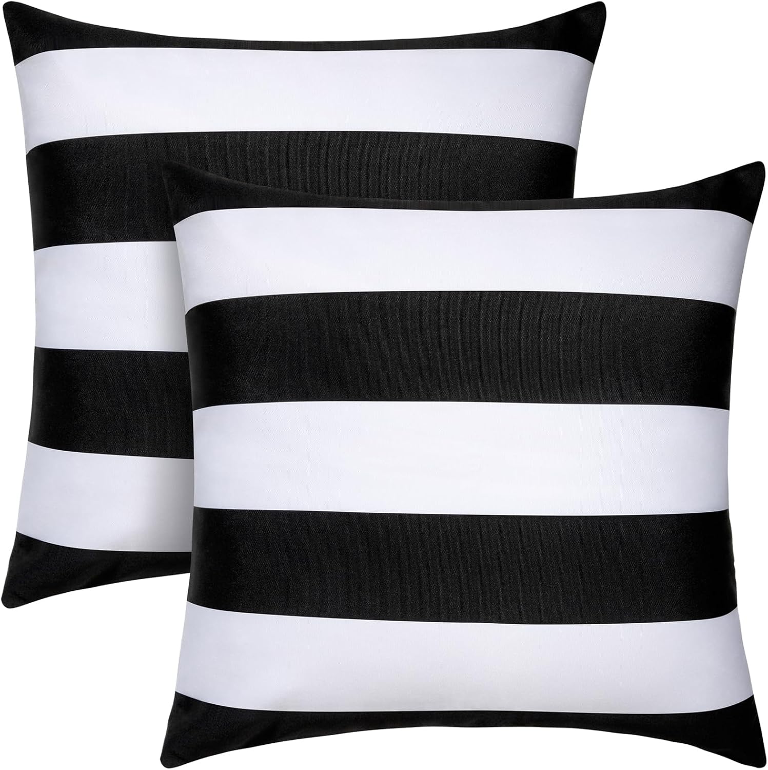 Pack of 2 18x18 Waterproof Outdoor Pillows for All Settings