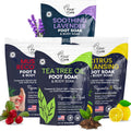 Premium Epsom Salt Foot Soak - Tea Tree Oil Foot Soak for Athletes