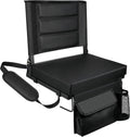 Stadium Seats with Back Support Bleacher Chair - Portable Comfort