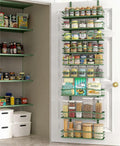 Moforoco Sage Green 9-Tier Over The Door Pantry Organizer - Space