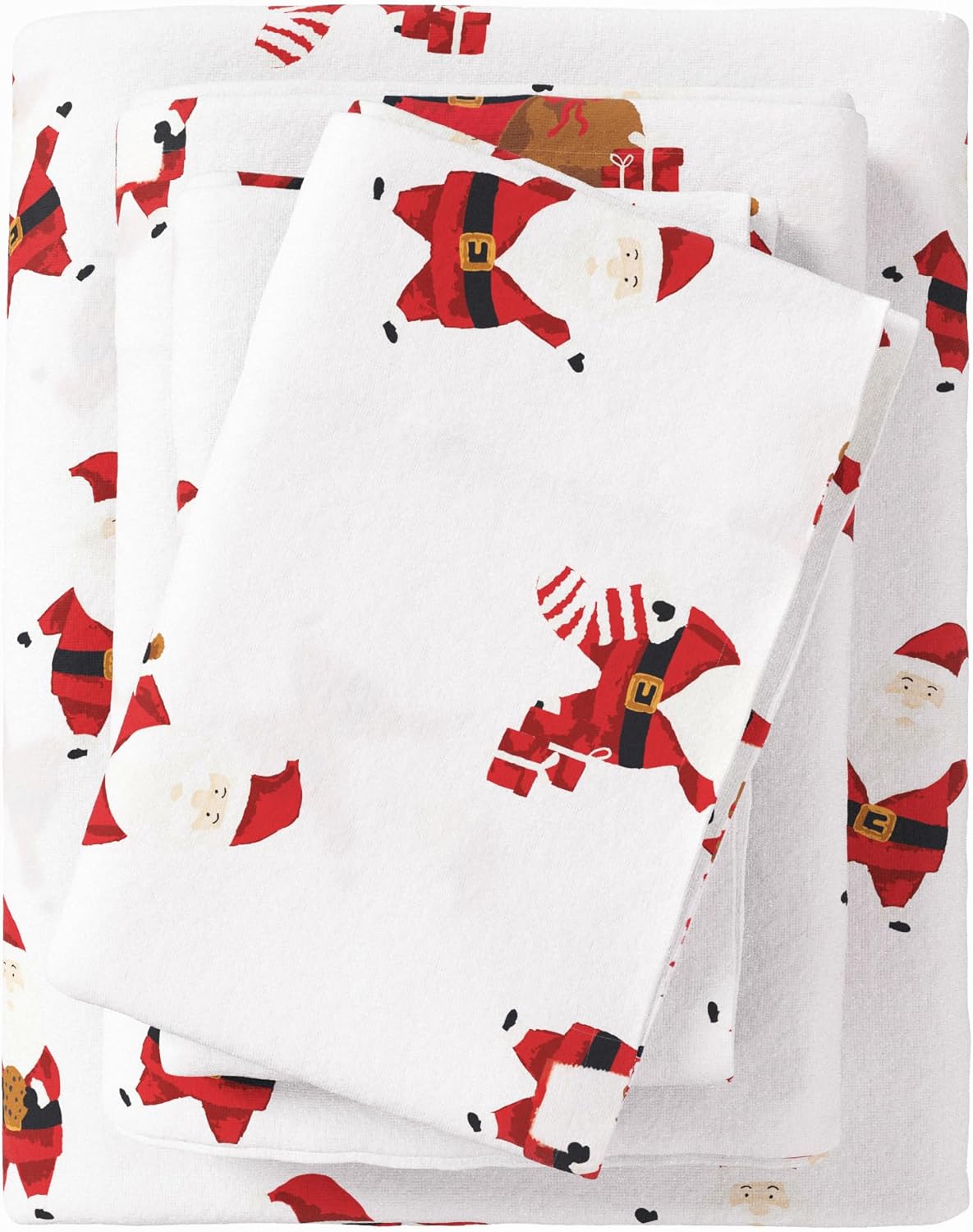 Great Bay Home Christmas Flannel Sheet Set for Cozy Winter Nights