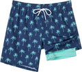 Men's Swim Shorts with Compression by Surf CUZ for Ultimate Fit