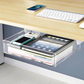 Large Under Desk Table Drawer Storage Organizer A4 - Hidden Under Desk