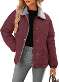 Dokotoo Women's Quilted Puffer Jacket - Cozy Long Sleeve Outerwear