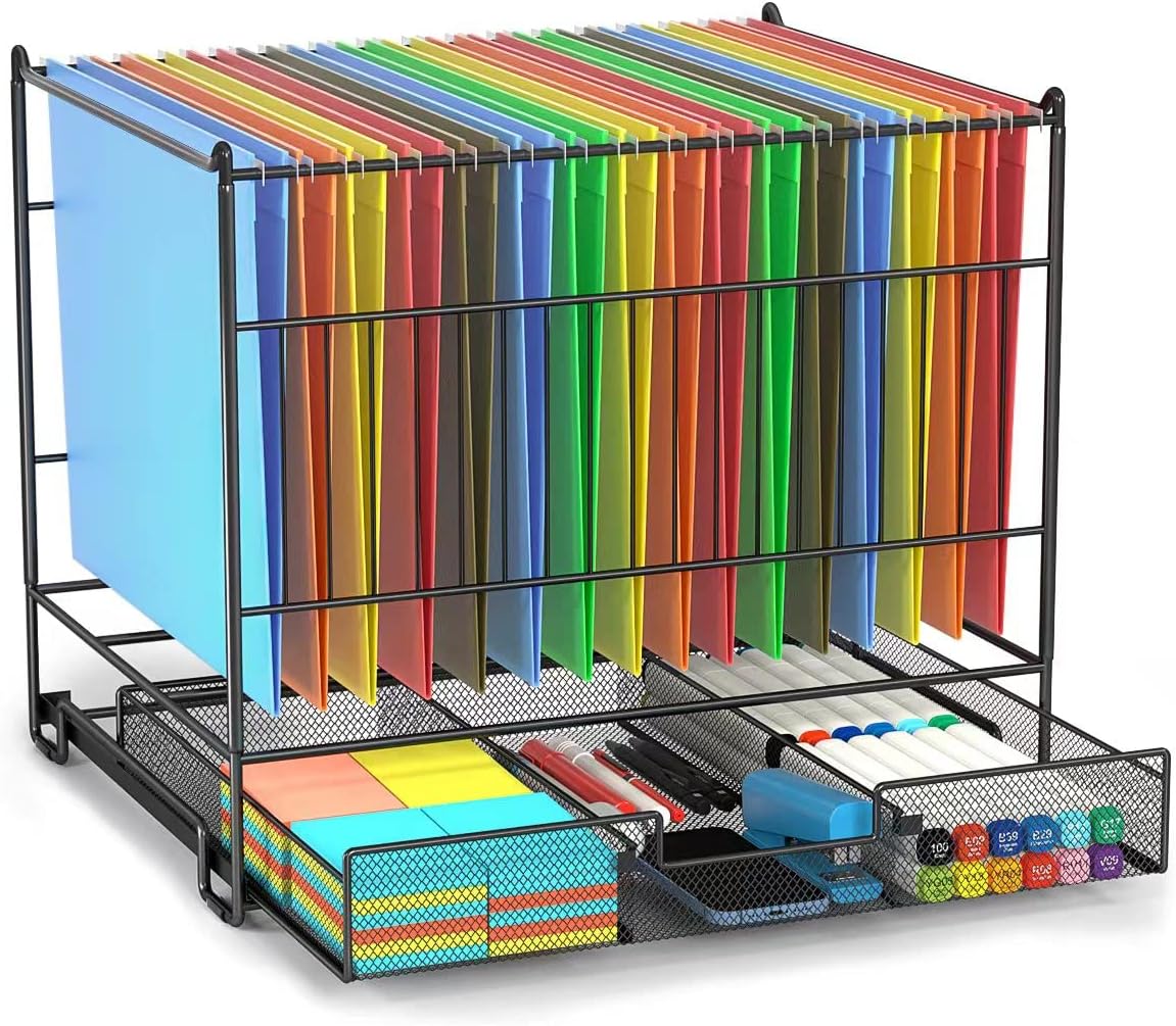 TOPCJ Hanging File Frame: Fast Assembly, Perfect Organization