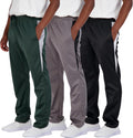 Men's Active Tricot Open Bottom Sweatpants - Comfortable Everyday Fit