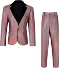 Men's 70s Disco Rainbow Sequin Suit Jacket and Pants - Party Ready