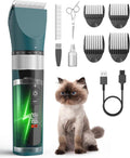 Cat Clippers for Matted Hair, 5-Speed Quiet Grooming Kit - Cordless