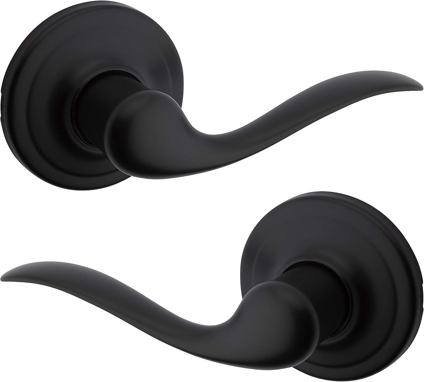 Kwikset Tustin Interior Passage Door Handle for Closets and Hallways