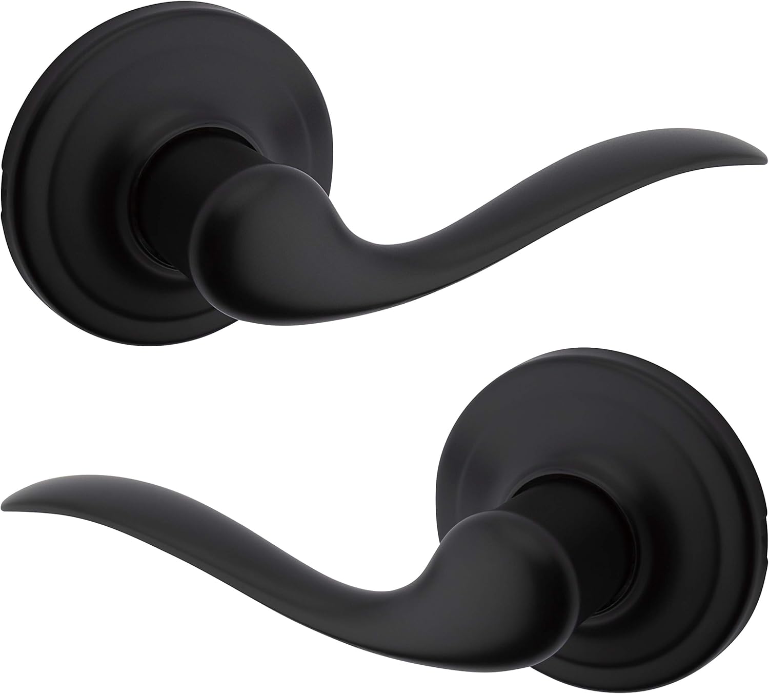 Kwikset Tustin Interior Passage Door Handle for Closets and Hallways