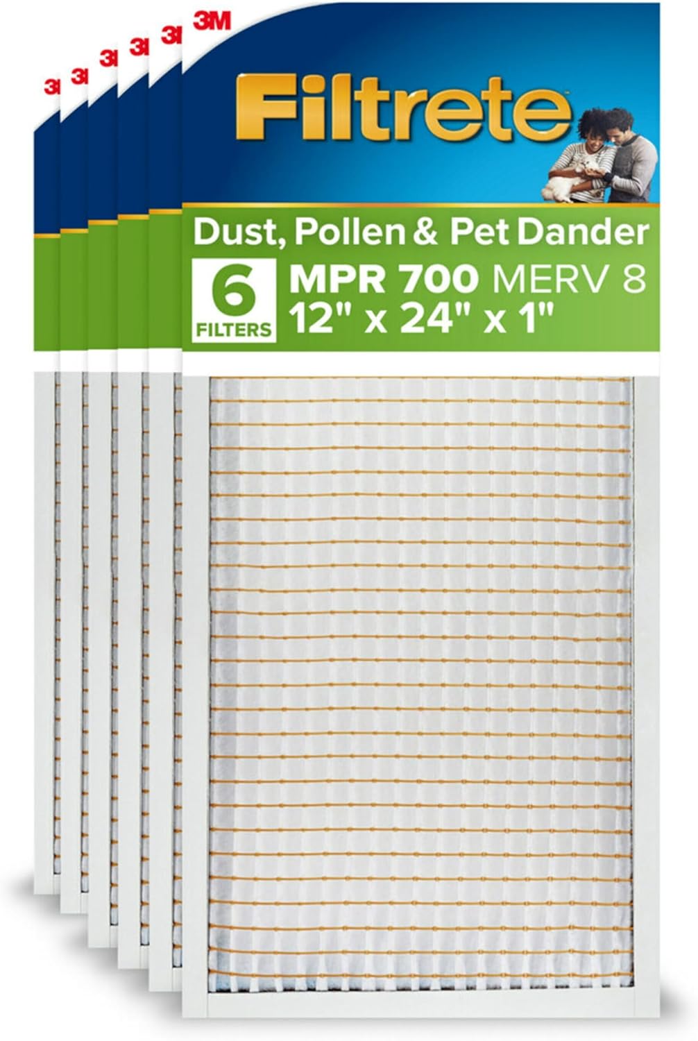 Filtrete 12x24x1 Air Filter MPR 700 for Cleaner Air Quality