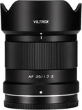 VILTROX 35mm f1.7 Z-Mount Lens for Nikon: Exceptional Quality
