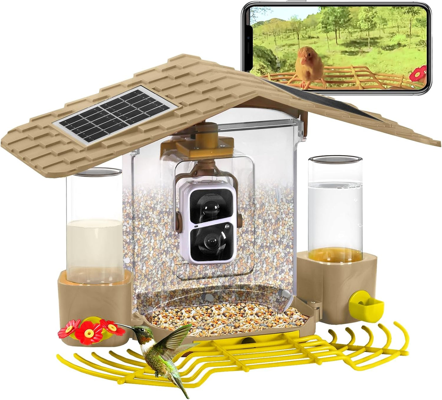 AI Bird Feeder Camera: Solar Powered & Smart