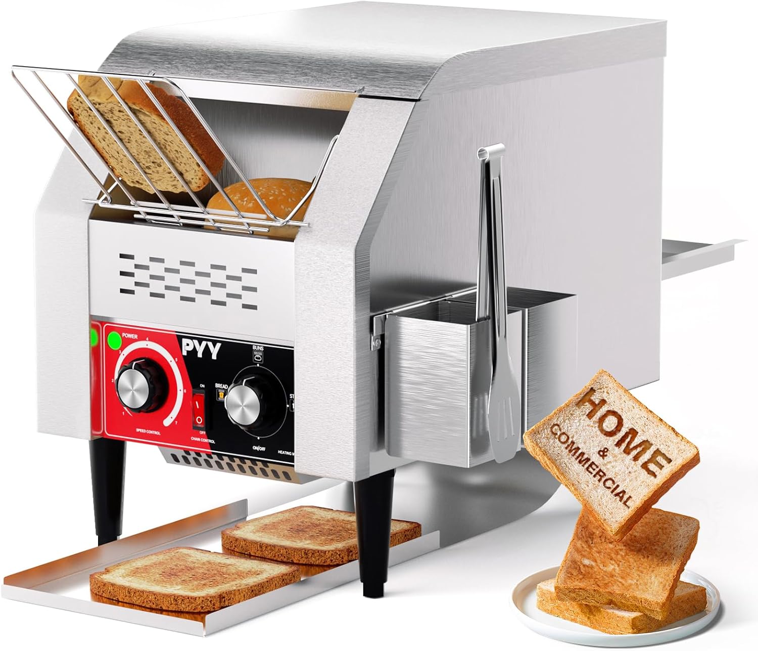 Commercial Toaster Conveyor for 150 Slices/h - Heavy Duty