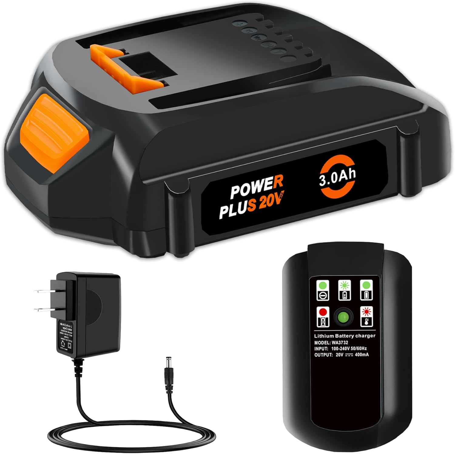 Replacement for Worx 20V Battery and Charger - LUMMINA Quality