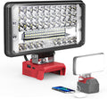 Ecarke LED Work Light Compatible with Milwaukee 18V Battery - 100W