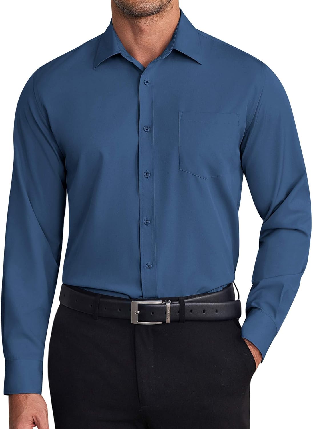 Wrinkle Free Long Sleeve Dress Shirts for Men by COOFANDY