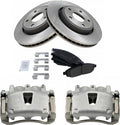 TRQ Front Brake Pad & Rotor Kit Compatible with 2006-2010 Jeep