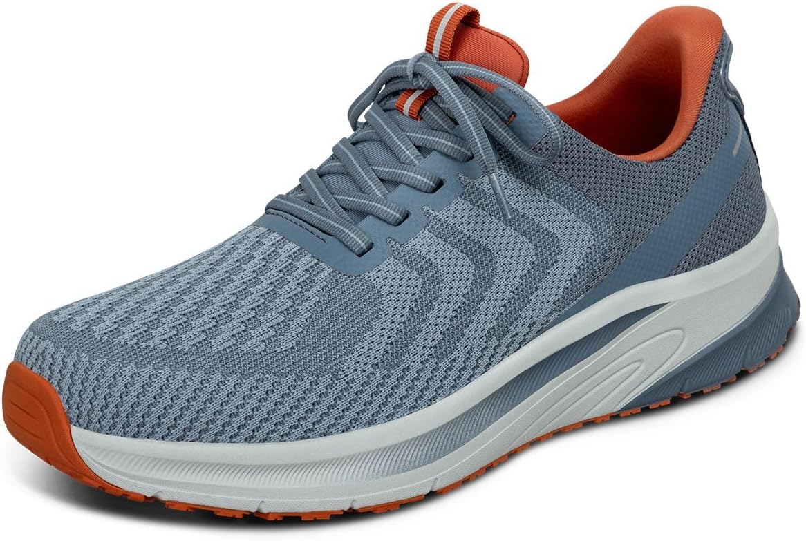 Orthofeet Men's Hands-Free Tilos Slip-On Sneakers for Comfort