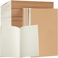 72 Pack A5 Softcover Brown Notebooks - Ideal for Writing!