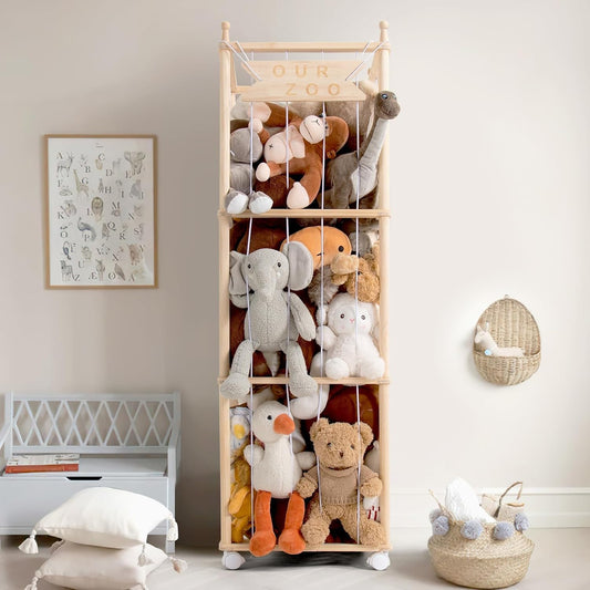 Mloong Stuffed Animal Storage for Plush Toy Organization
