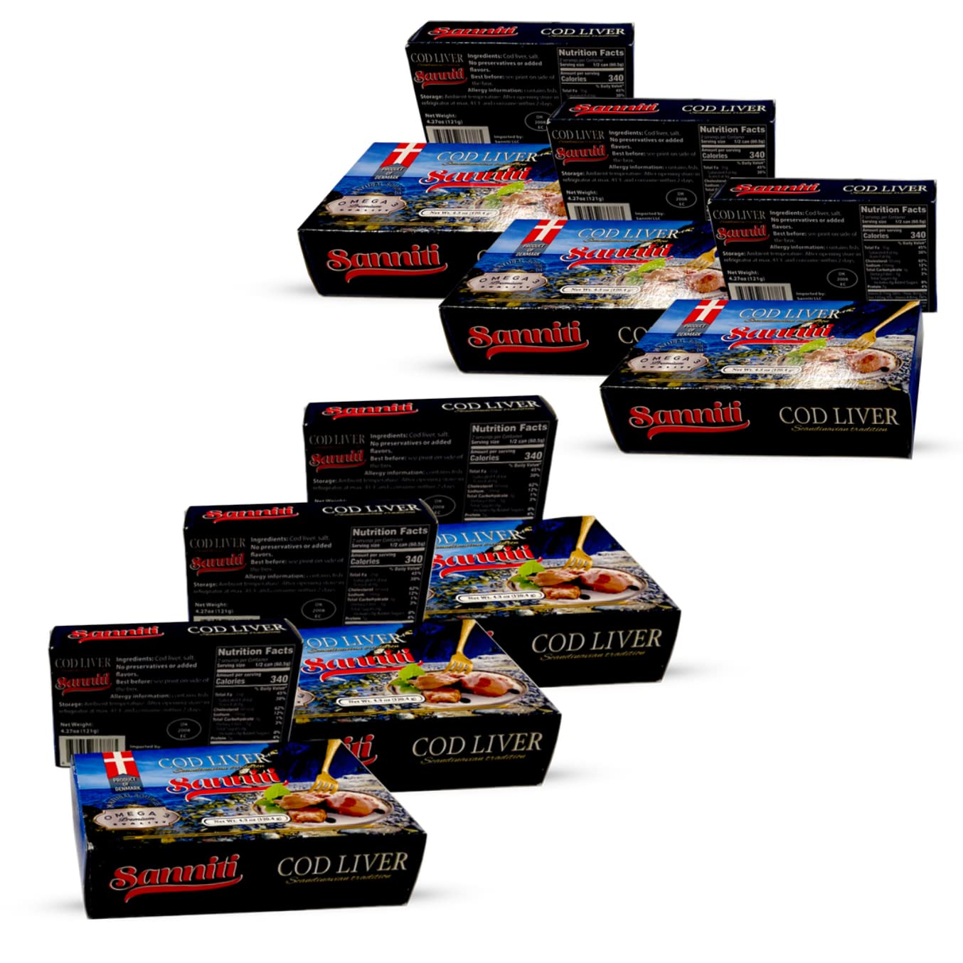 Sanniti Cod Liver Scandinavian Edition for Healthy Eating