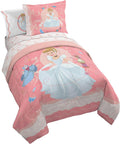 Kids Comforter Set Full Size Princess Cinderella Bedding - Soft Cozy