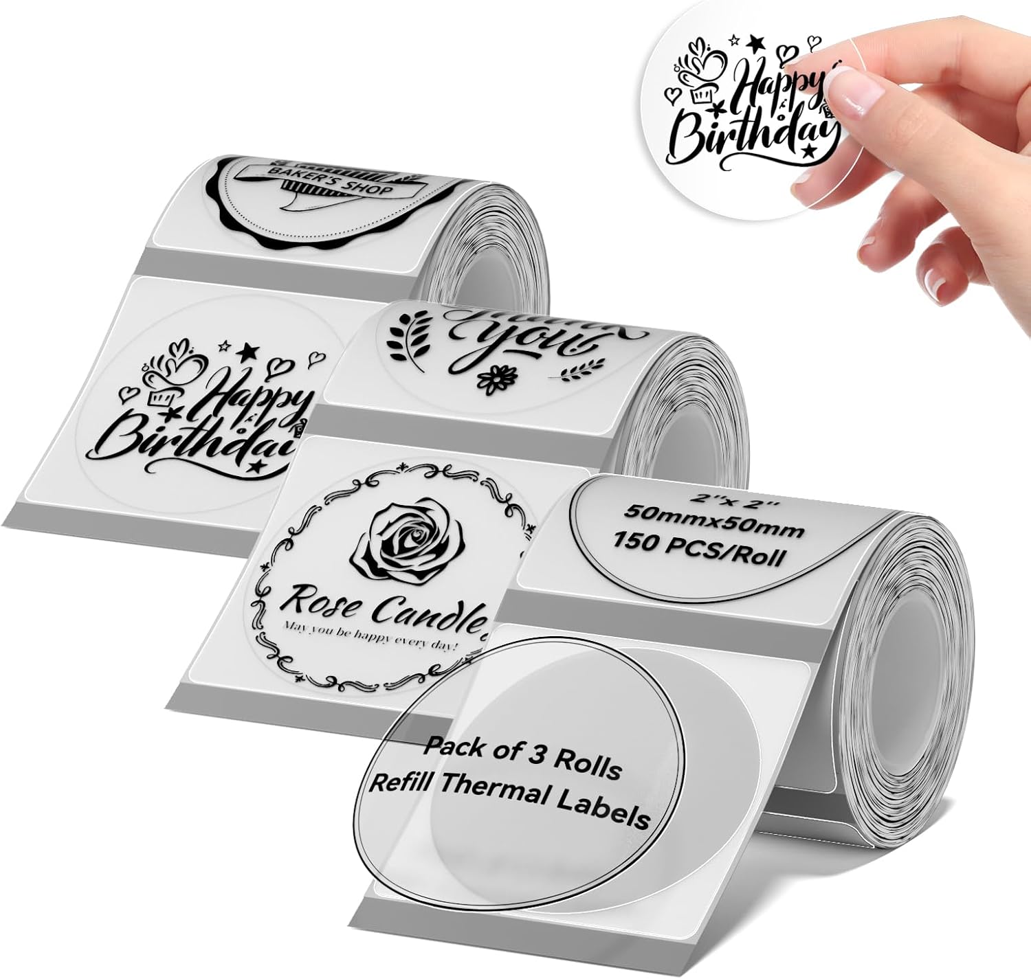High-Quality Clear Labels for NIIMBOT Printers