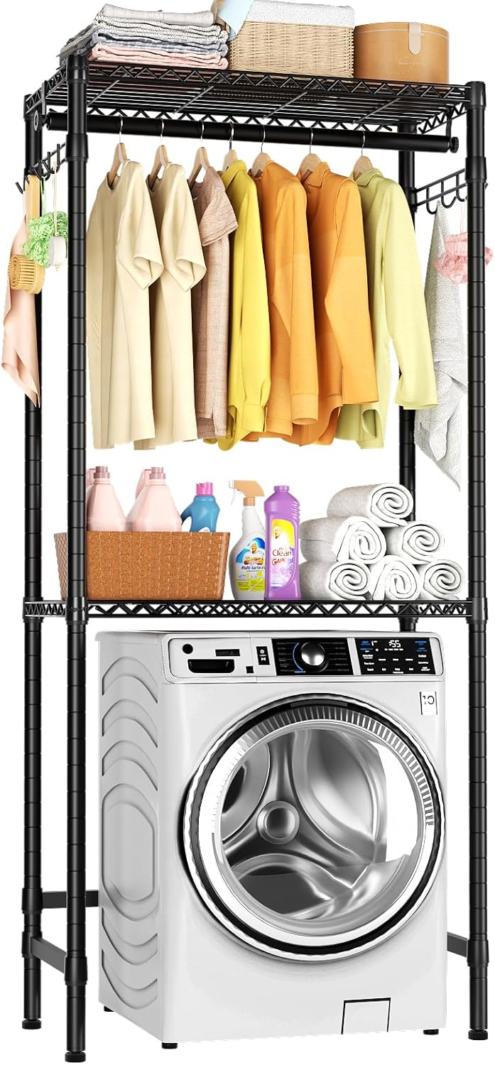 Golpart 2 Tier Laundry Room Shelf - Space Saving Rack