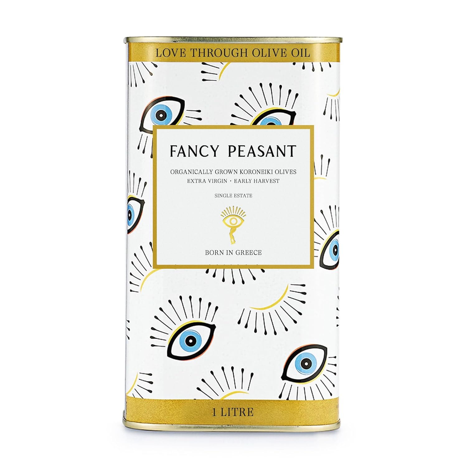 Fancy Peasant Everything Olive Oil: Premium Greek EVOO 1L Tin