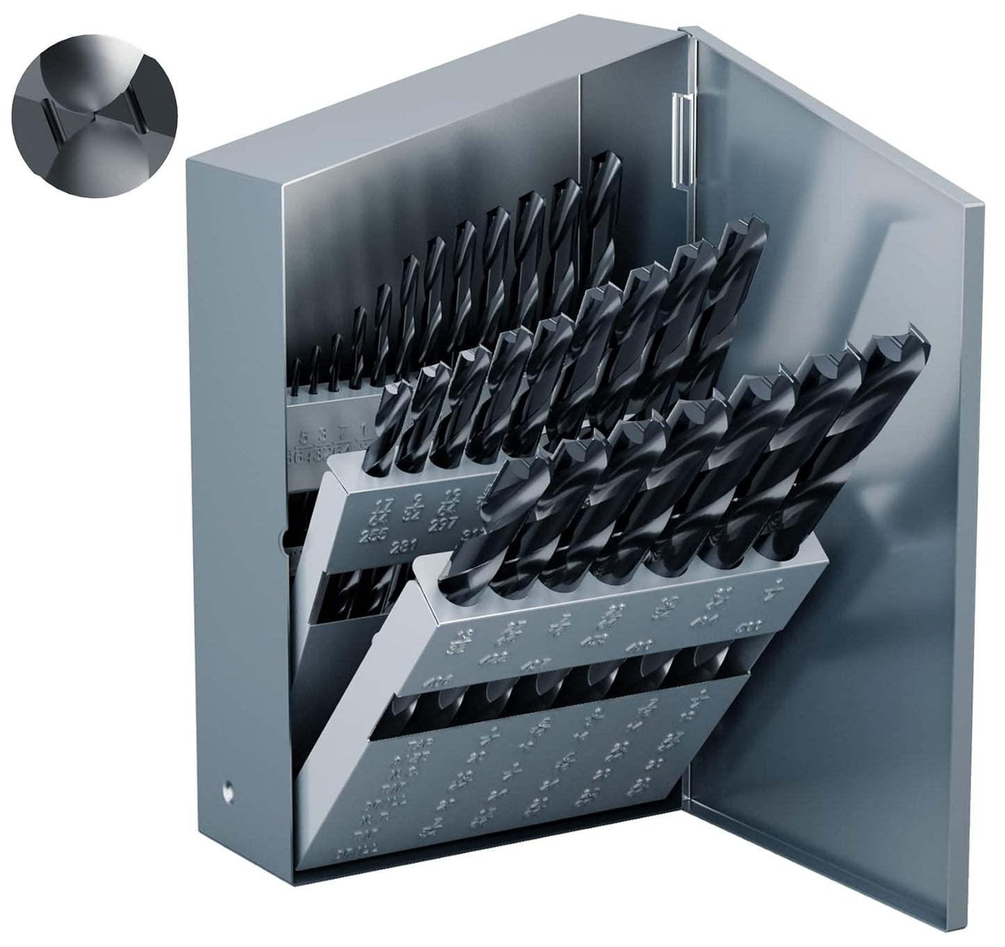 TiAIN Coating Cobalt Drill Bit Set for Metal and Soft Materials