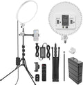 Large Ring Light with 72ft Tripod Stand - Bright, Adjustable Studio