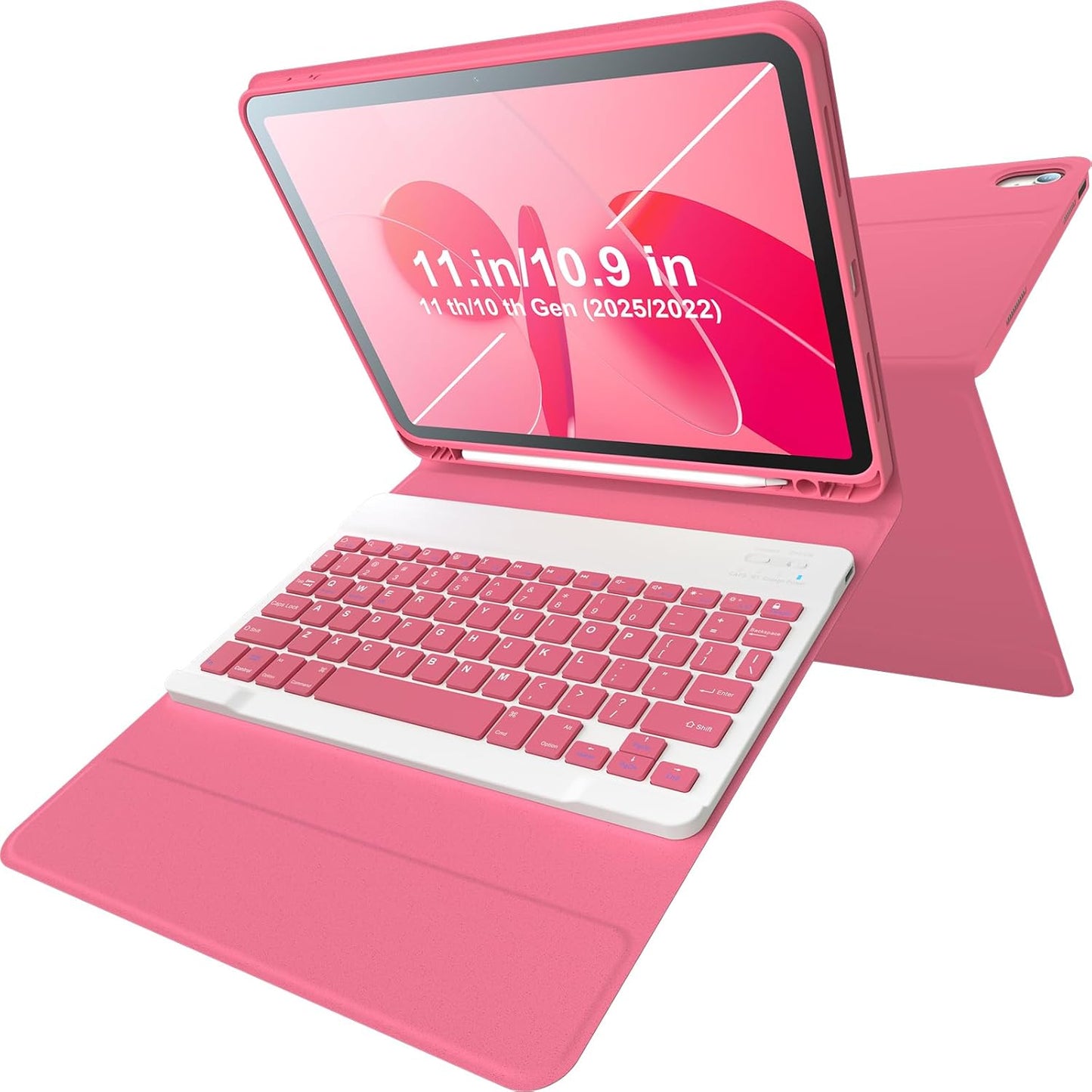iPad 10.9in Case with Detachable Keyboard and Pencil Holder