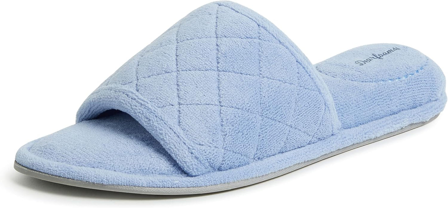 Dearfoams Women's Beatrice Side Gore Slide Slipper Review